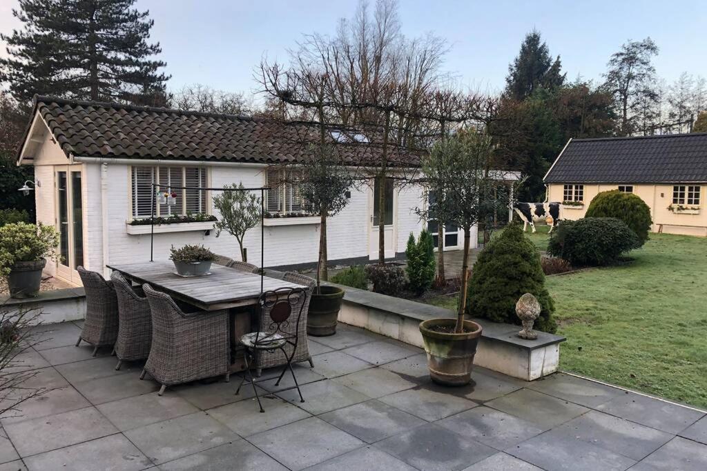 Tiny House In Tuin Van De Statige Villa Mariahof Dordrecht Exterior photo
